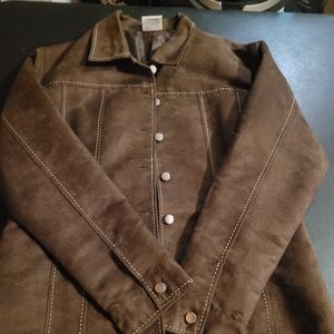 Faux 'suede' jacket
